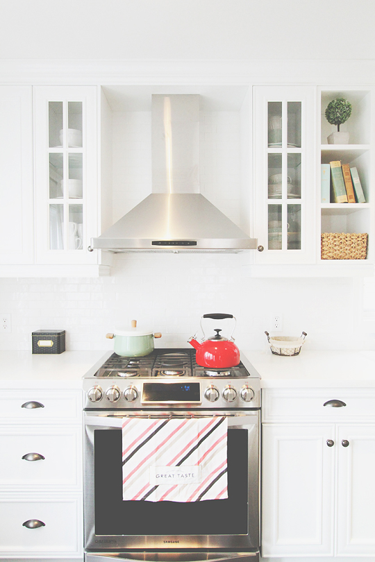 white kitchen ideas, stove with hood, kitchen design tips