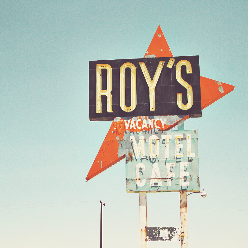 Roy's Motel and Cafe, Art Print