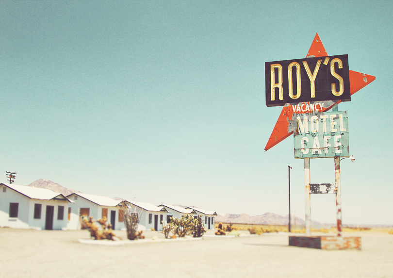 Roy's Motel and Cafe, Art Print