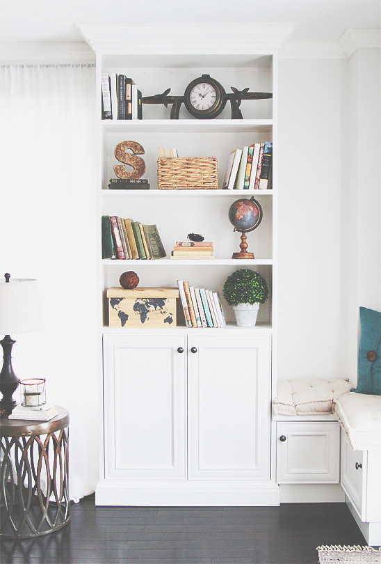 book case decor