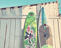 Surfing in Grand Bend